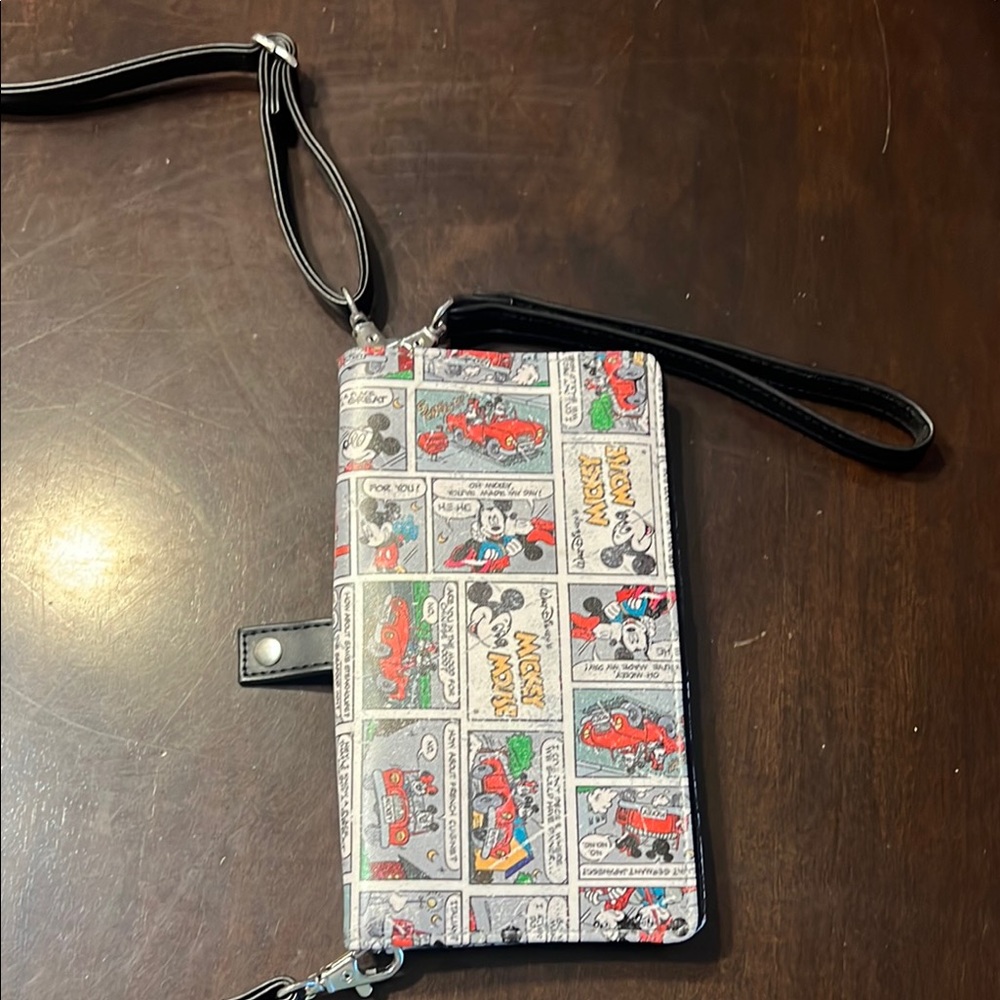 Comic Strip Wristlet Wallet